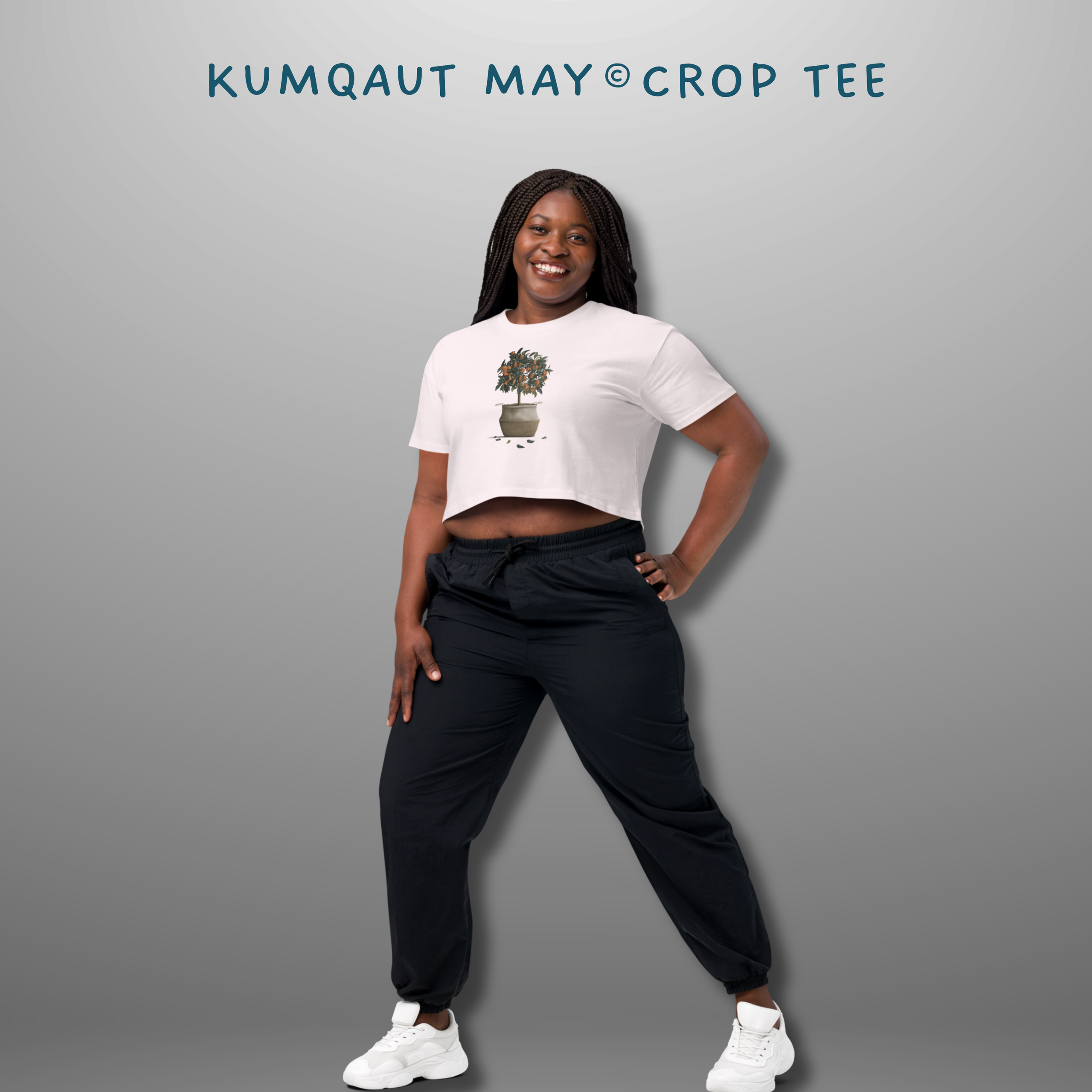 Kumquat May Crop Tee