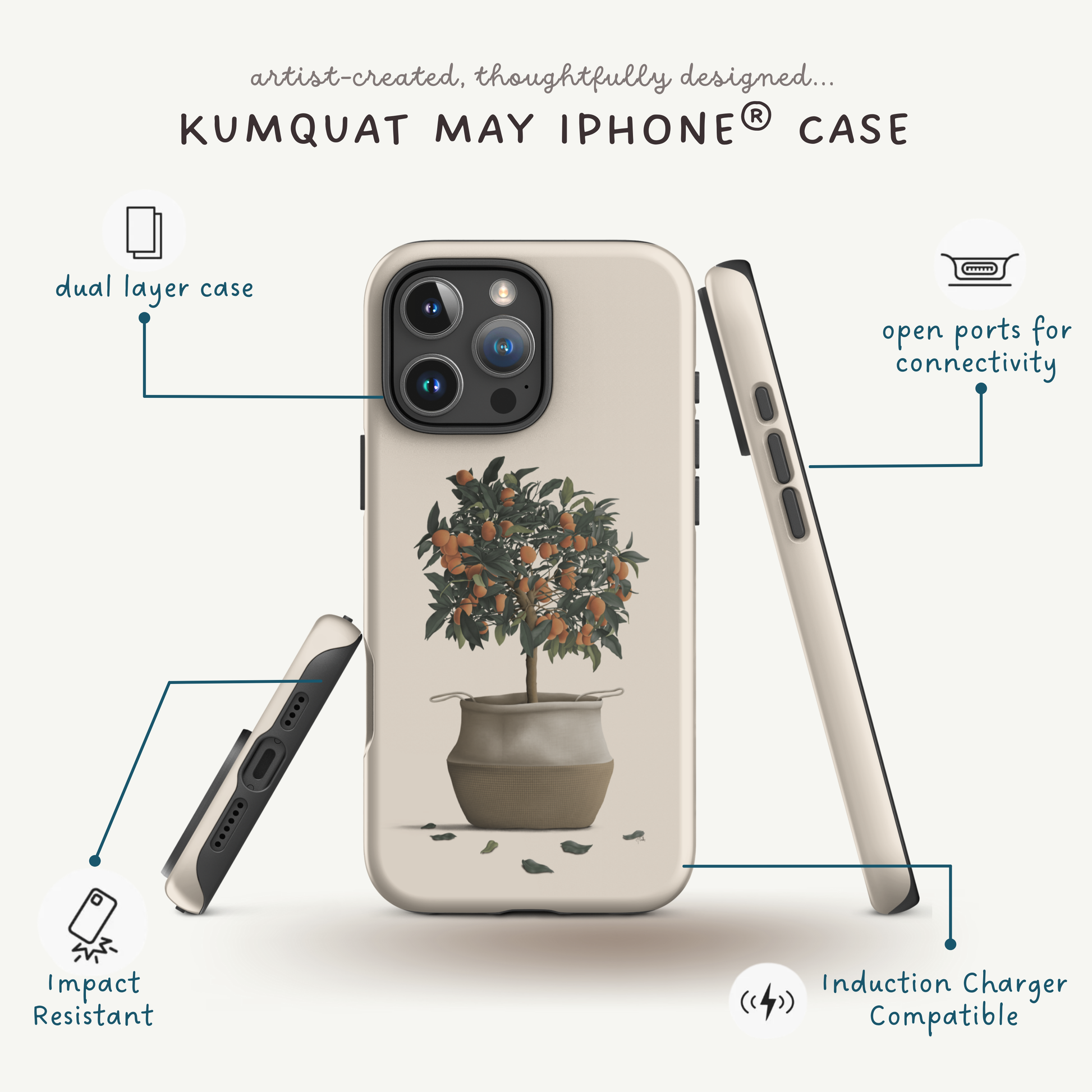 Kumquat May Tough Case for iPhone®