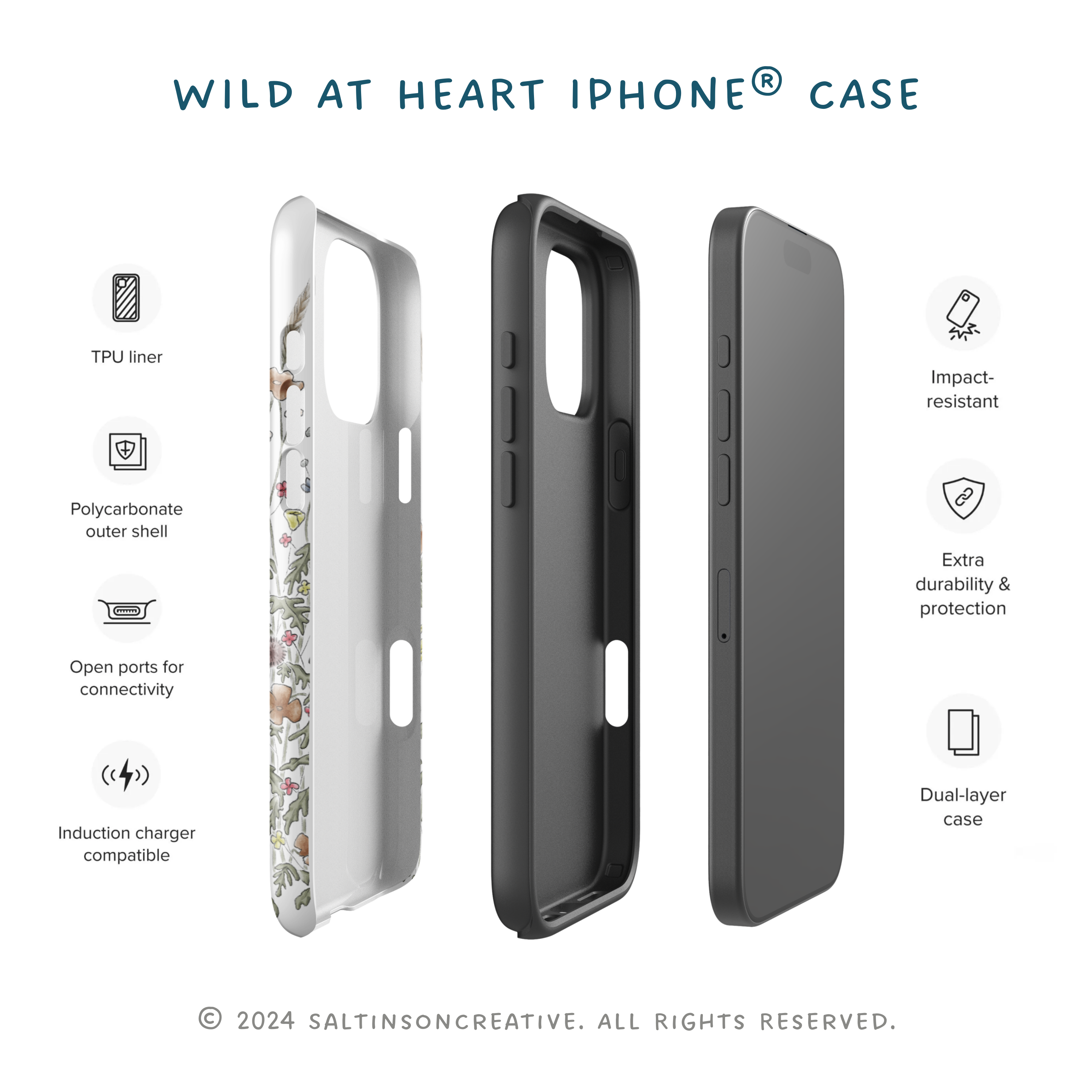 Wild At Heart Tough Case for iPhone®