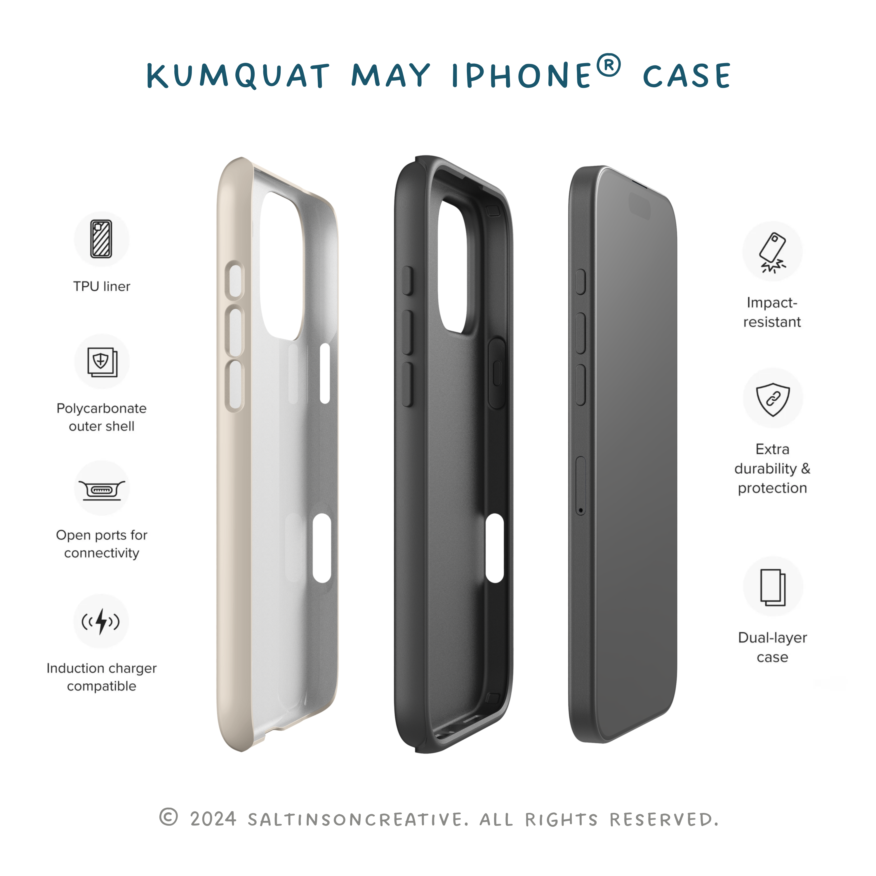 Kumquat May Tough Case for iPhone®