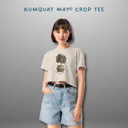 Kumquat May Crop Tee