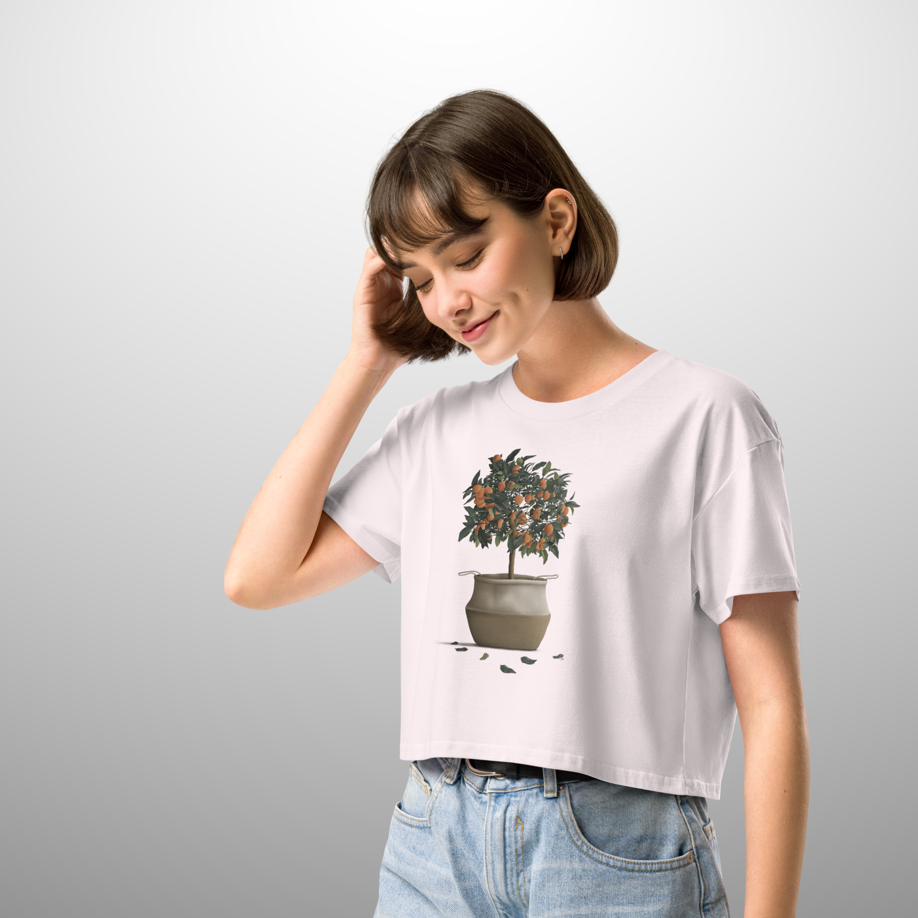 Kumquat May Crop Tee