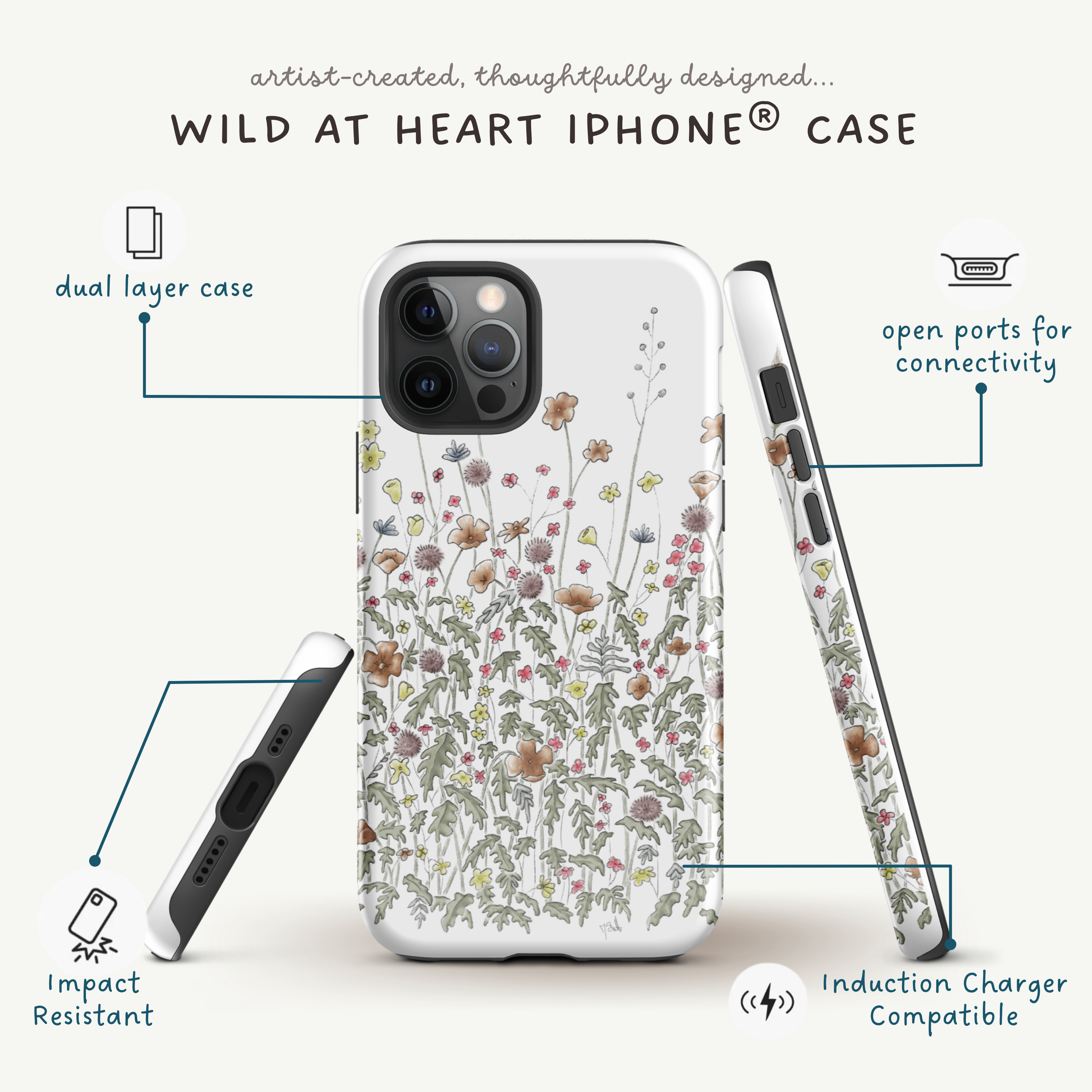 Wild At Heart Tough Case for iPhone®