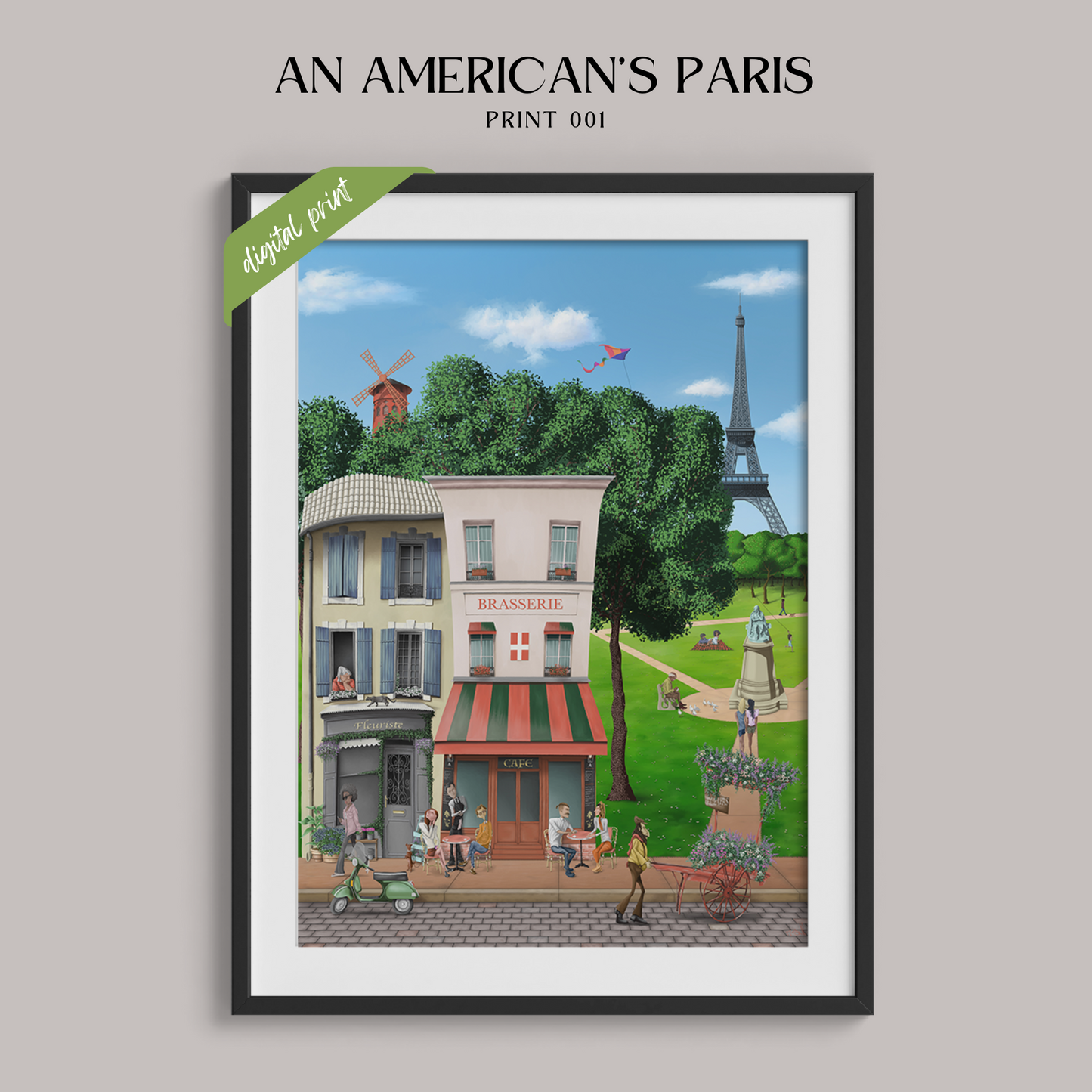 An American's Paris | Print 001