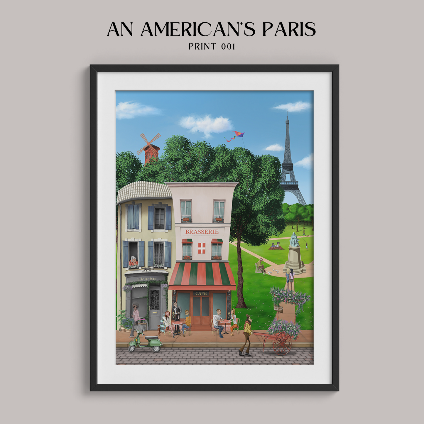 An American's Paris | Print 001