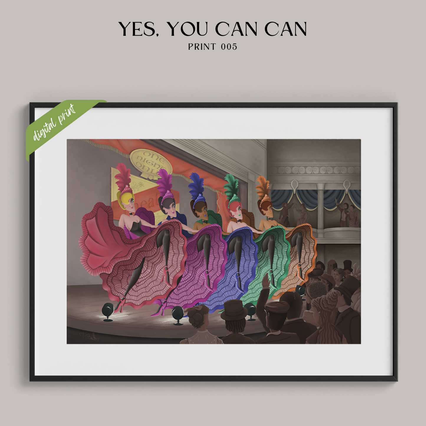 Yes You Can-Can | Print 005