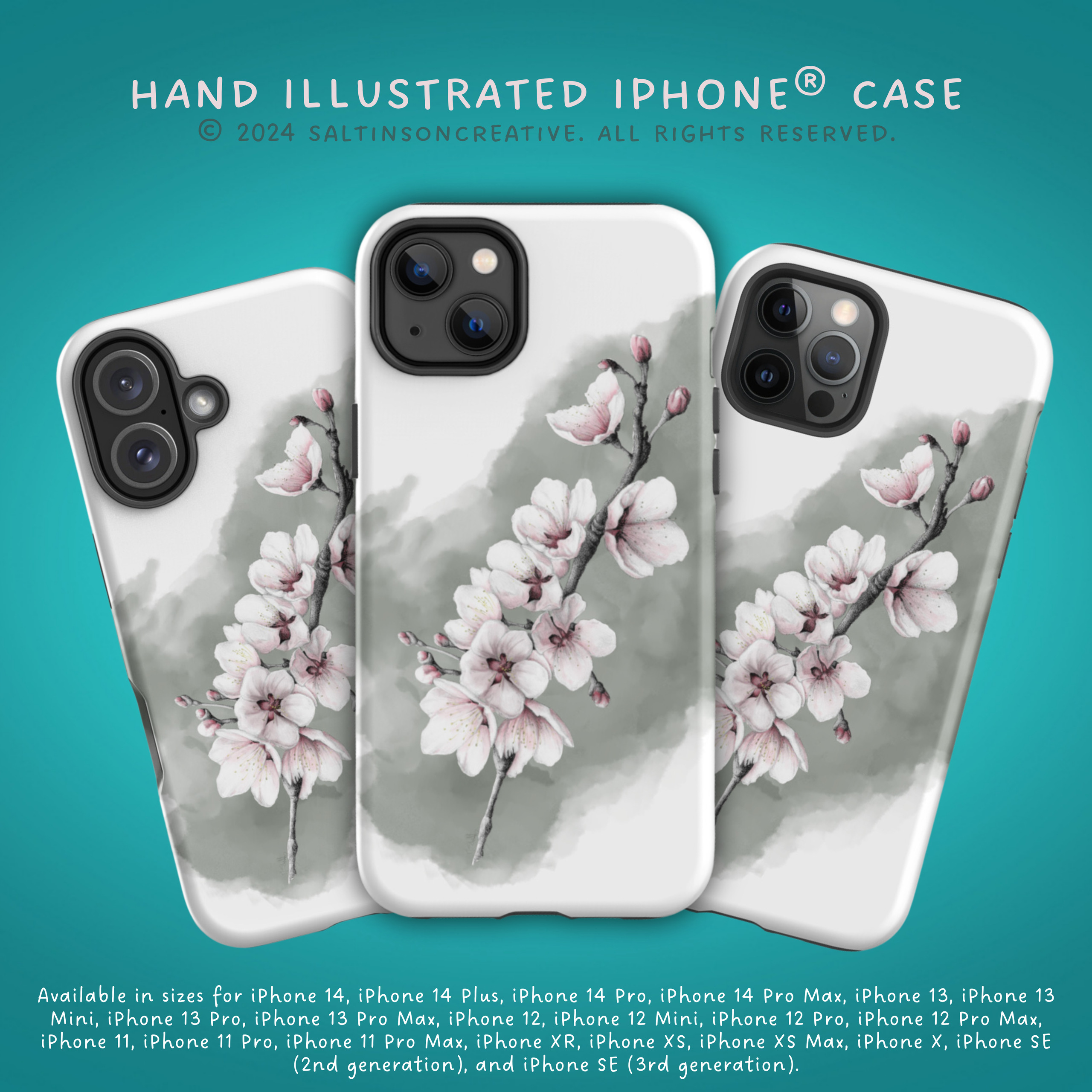 Magnolia In Bloom Tough Case for iPhone®