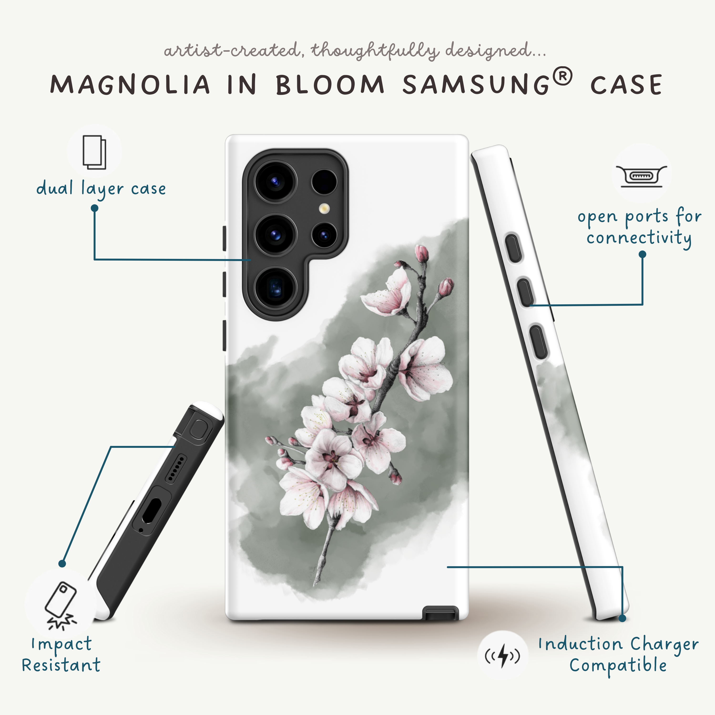 Magnolia In Bloom Tough case for Samsung®